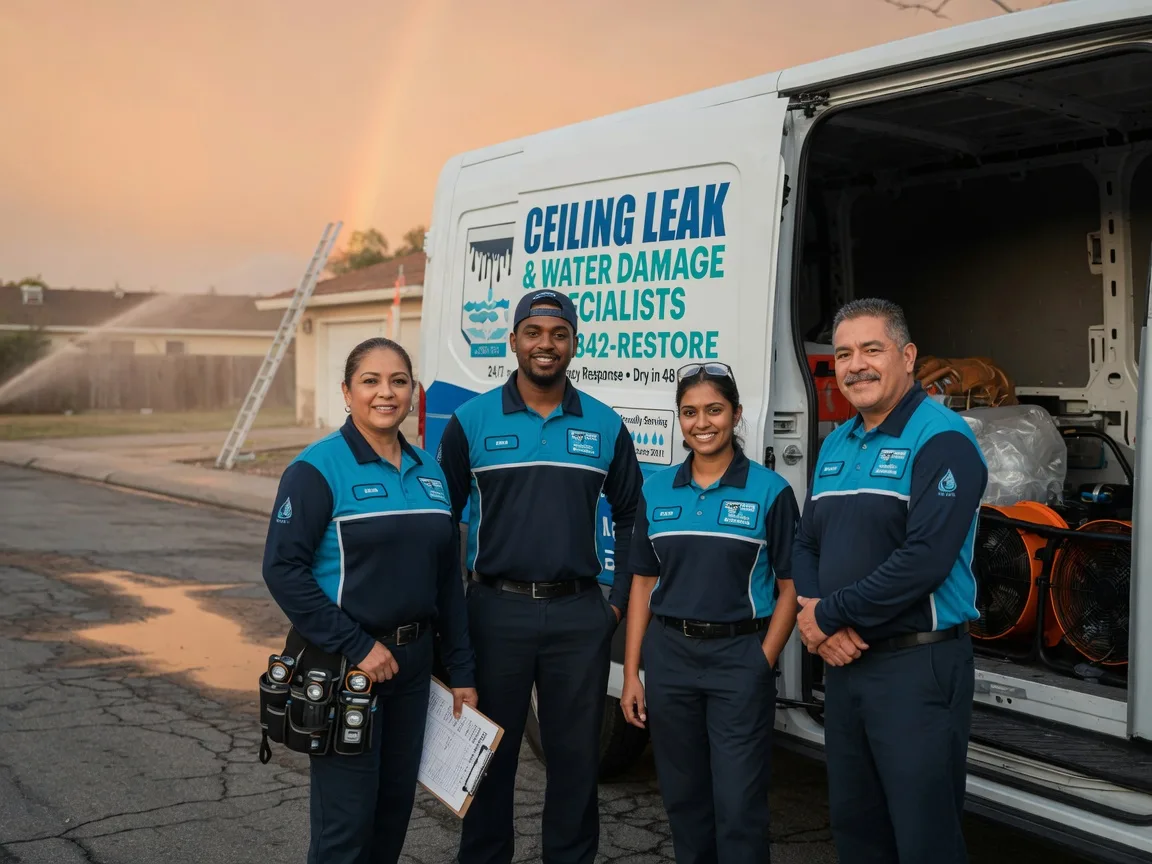 Ceiling Leak Cleanup company in Claude, TX
